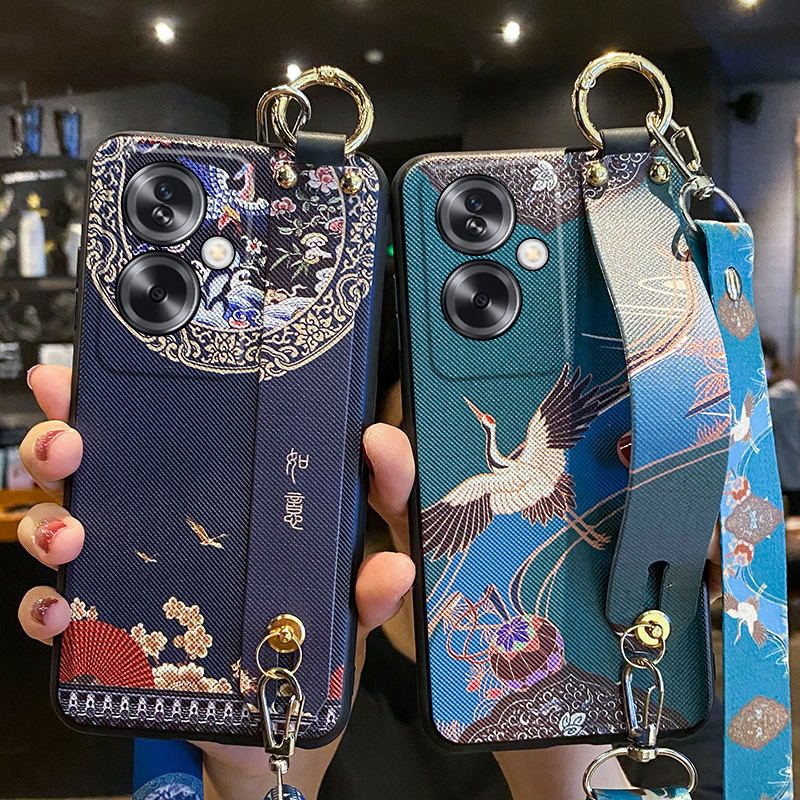 适用oppoA1i手机壳A1s保护套挂绳