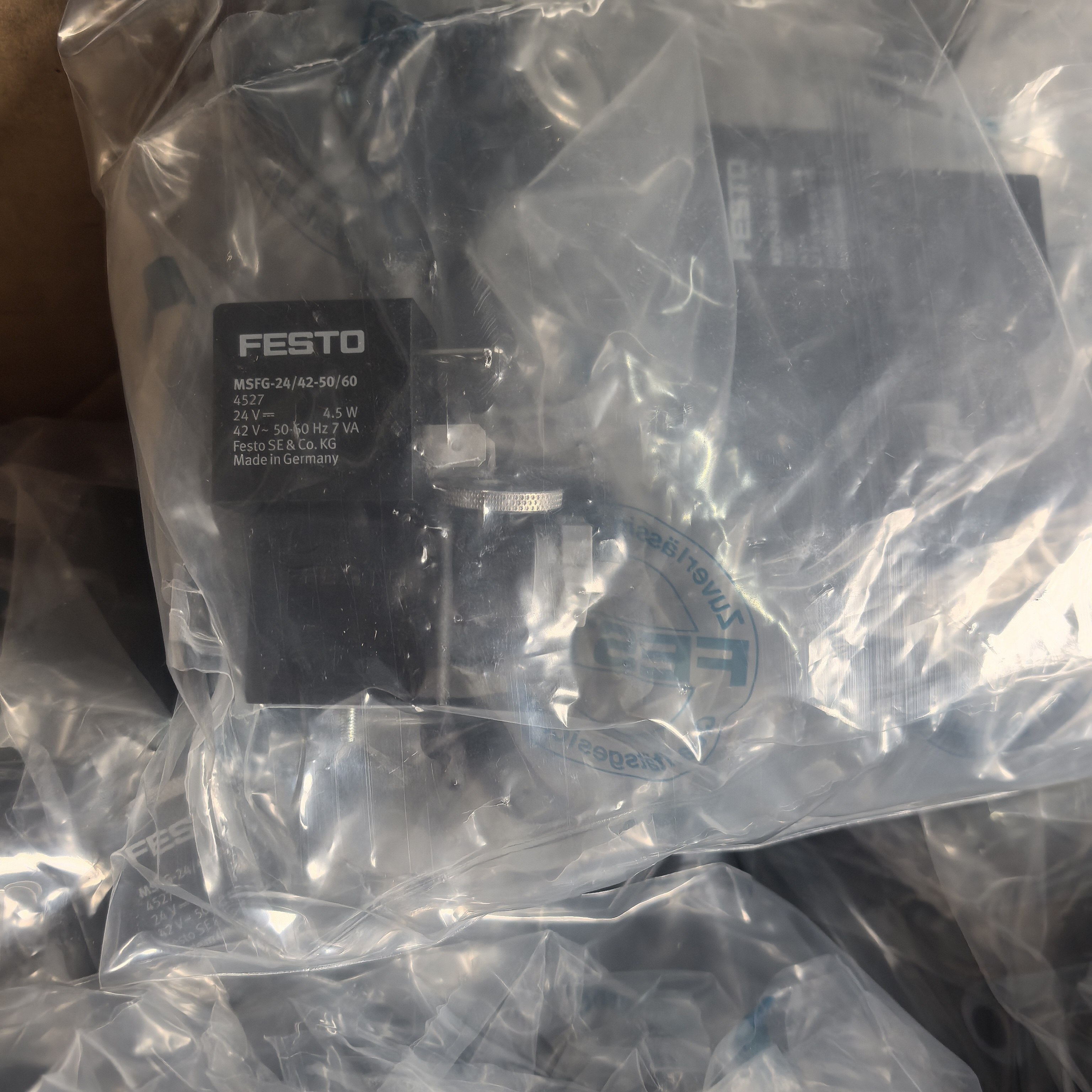 费斯托 FESTO 电磁阀 线圈   MSFG-24/42-50/60  4527 现货图片
