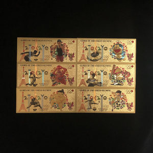 新款Tokyo卡通动漫周边礼纪念收藏品纪念品动漫手办礼物金箔钞