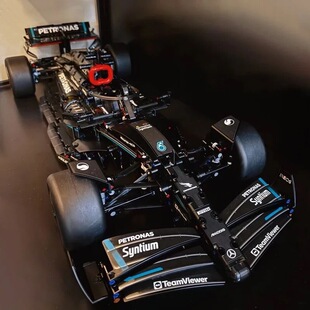 跨境兼容乐高F1方程式赛车积木遥控跑车科技机械组儿童拼装玩具男