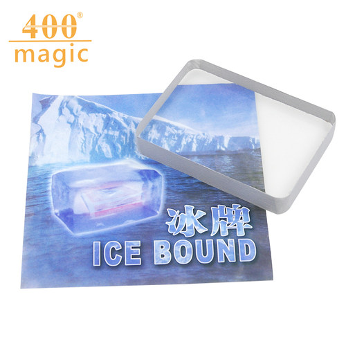 冰牌 冰砖扑克 冰砖牌 四侧带纹路 牌类近景魔术道具400magic