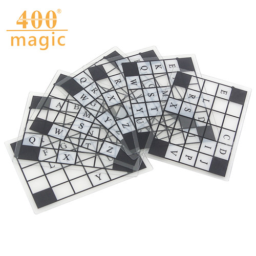 英文字母预言卡Alphabet Choice Card 思维透视卡心灵400魔术道具