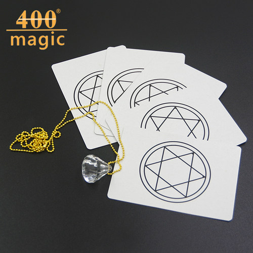 水晶预言术Diamond Prediction 项链找牌 近景魔术玩具魔术道具