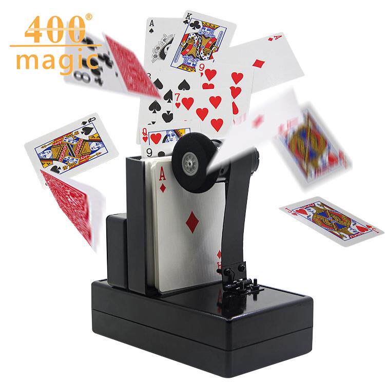 遥控喷牌器 喷牌机 飞牌器 电池喷射牌器 舞台魔术道具 400magic