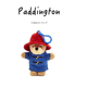 美国Paddington正版 帕丁顿熊公仔玩偶毛绒包挂件钥匙扣小挂饰
