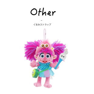 日本usj环球影城芝麻街小女孩abby艾比公仔玩偶毛绒包包挂件挂饰