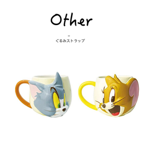 日本tom jerry正版猫和老鼠汤姆猫杰瑞老鼠马克杯水杯情侣牛奶杯