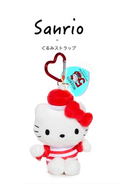 美国50周年hellokitty正版冰激凌凯蒂猫kt猫公仔玩偶毛绒包包挂件