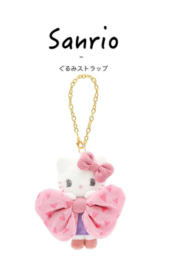 日本usj环球影城hellokitty凯蒂猫kt猫公仔玩偶毛绒书包挂件挂饰