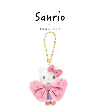 日本usj环球影城hellokitty凯蒂猫kt猫公仔玩偶毛绒书包挂件挂饰