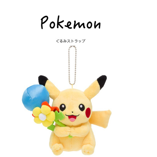 宝可梦日本正版精灵皮卡丘公仔