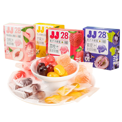 康辉水果汁剥皮软糖网红爆款