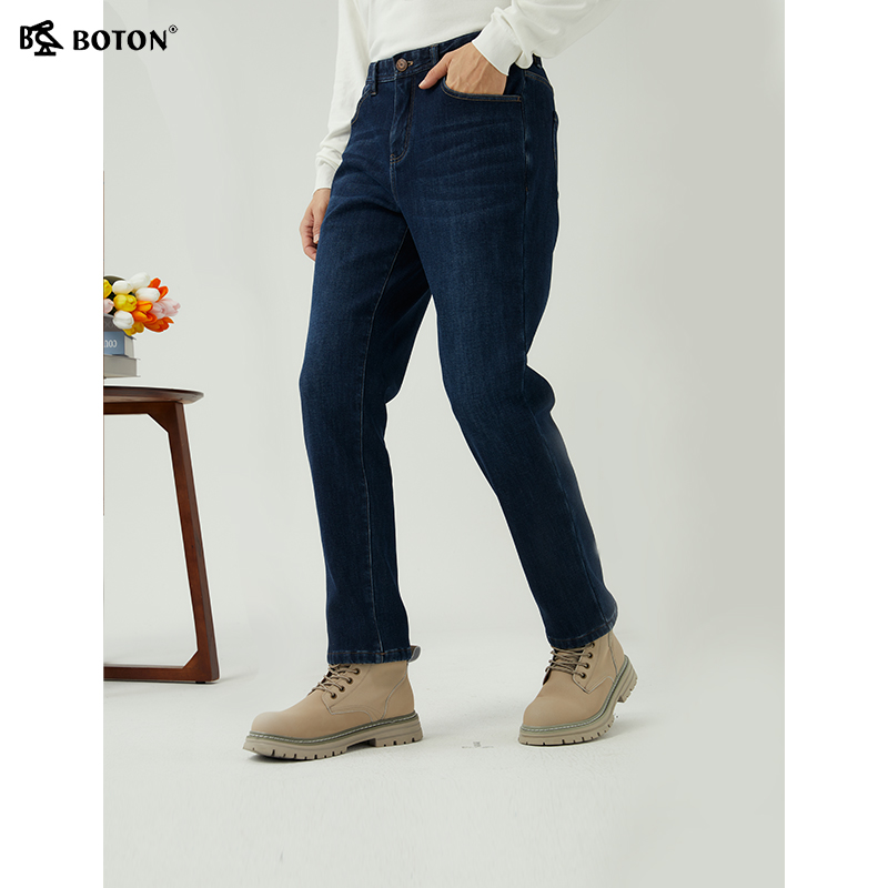 波顿拉链长裤水洗秋冬