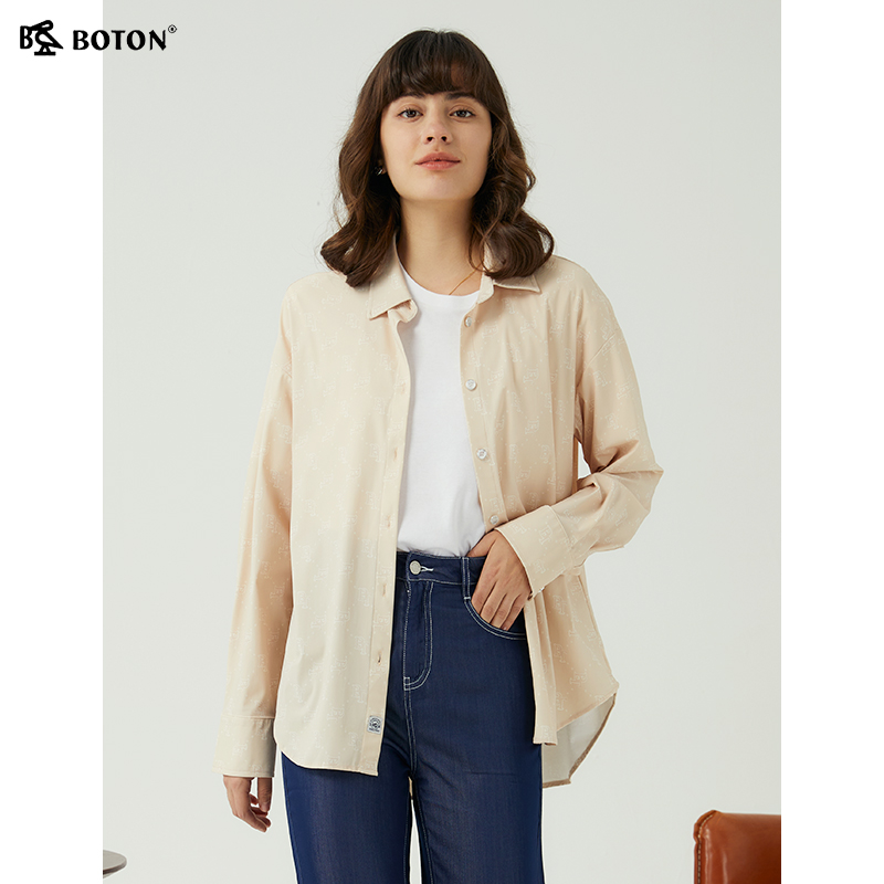 波顿长款休闲长袖舒适