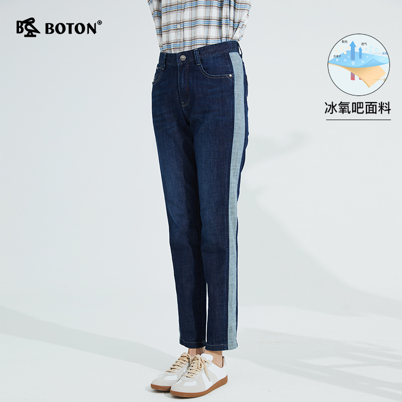 春夏牛仔裤显瘦波顿常规
