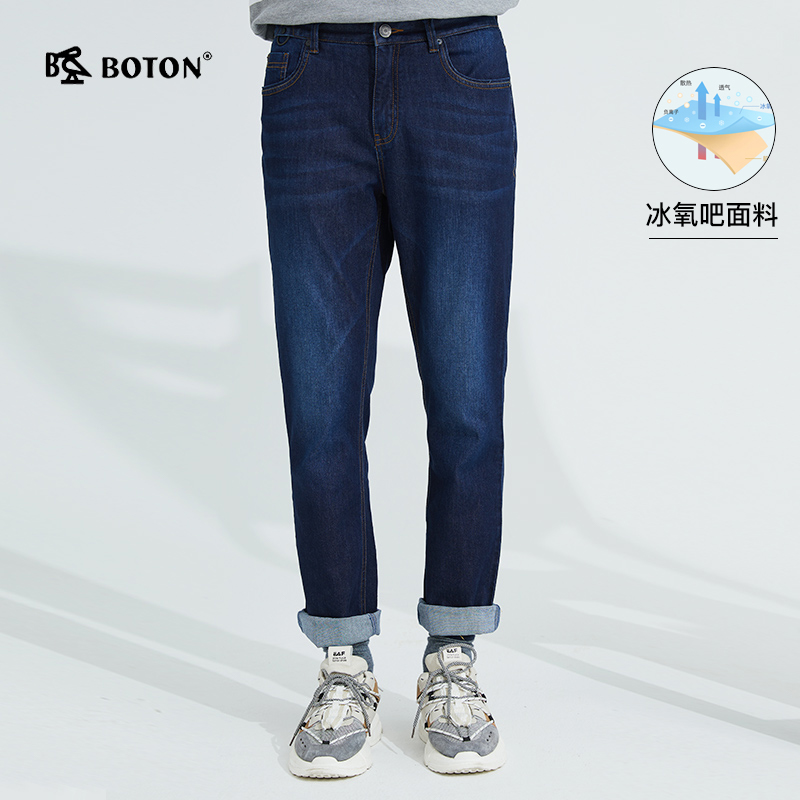 男士牛仔长裤波顿春夏季