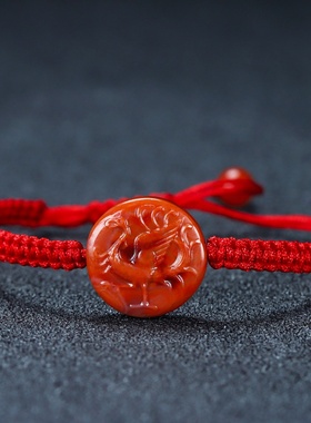 蝶逸正宗天然四川凉山南红玛瑙