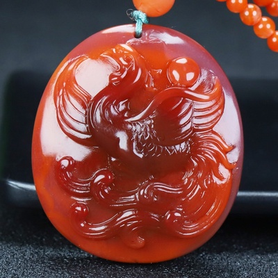 正宗天然四川凉山南红玛瑙