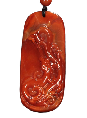 蝶逸男女款南红玛瑙原石雕刻