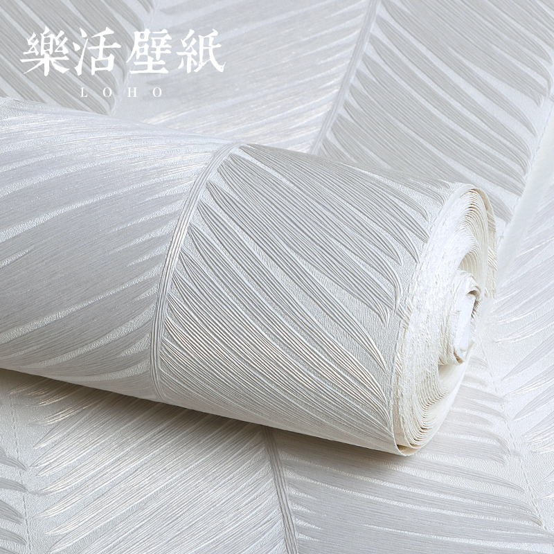 3D立体北欧素色浮雕墙纸高级感卧室电视墙背景墙客厅壁纸2025新款