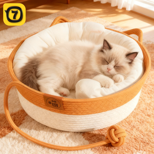 【小红书推荐】升级粗麻藤席猫窝