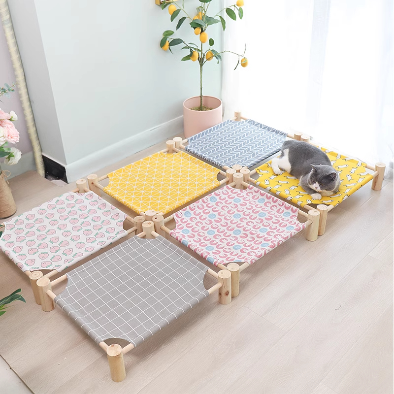 狗窝夏天猫窝四季通用狗狗床可拆洗行军床中小型犬宠物床离地防潮