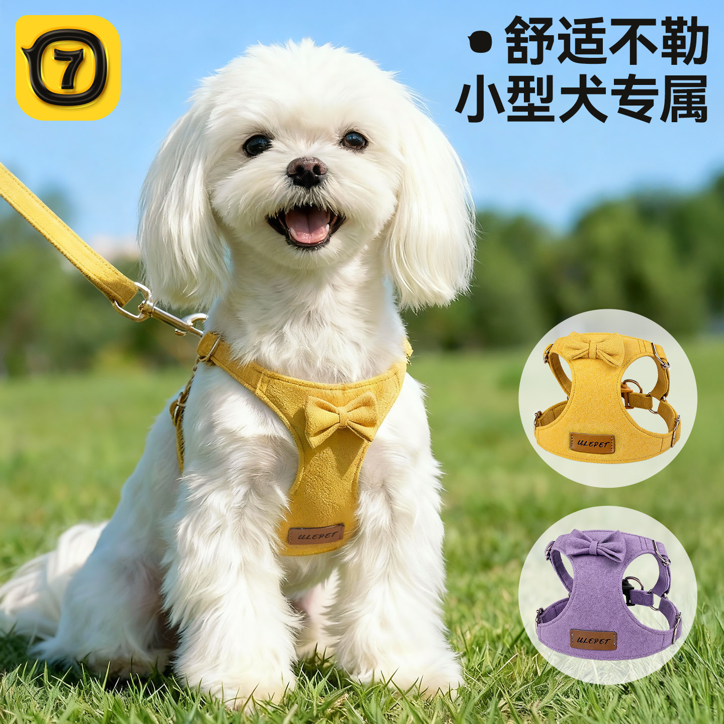 【小型犬专属】工字胸背带图片