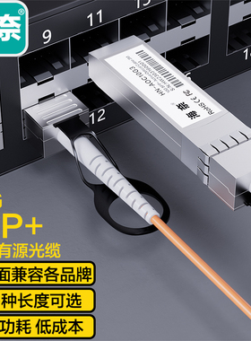 海奈高速电缆QSFP  DAC直连堆叠线万兆模块无源铜缆/SFP+AOC有源光缆 万兆线缆堆叠直连线缆1/3/5/10米