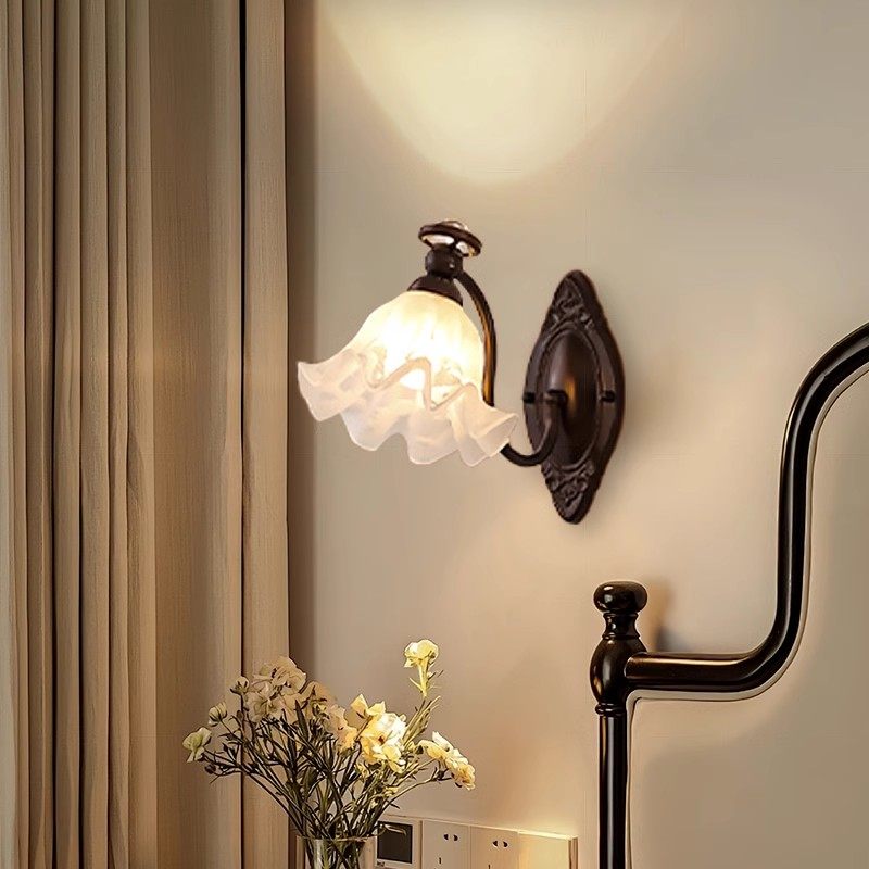 2025新款中古壁灯覆古氛围卧室床头灯书房主卧客厅背景墙壁装饰灯,家装灯饰光源,壁灯,淘宝优惠券,粉丝福利购,淘宝优惠卷