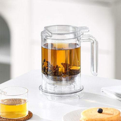 Filter tea leakage cup with filter screen, one click tea sep
