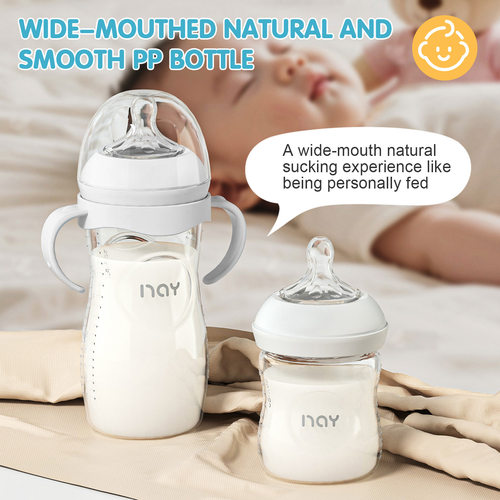 Baby bottle, newborn baby anti bloating, imitation breast mi
