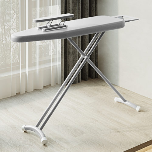 Insulated ironing board, foldable floor standing movable iro