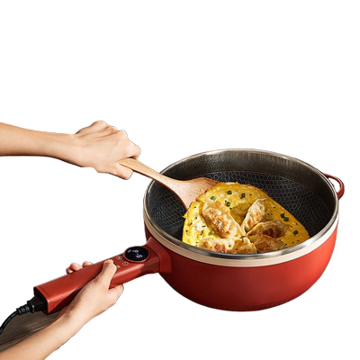 electric pot, Electric frying pan, non stick sauce wok pan
