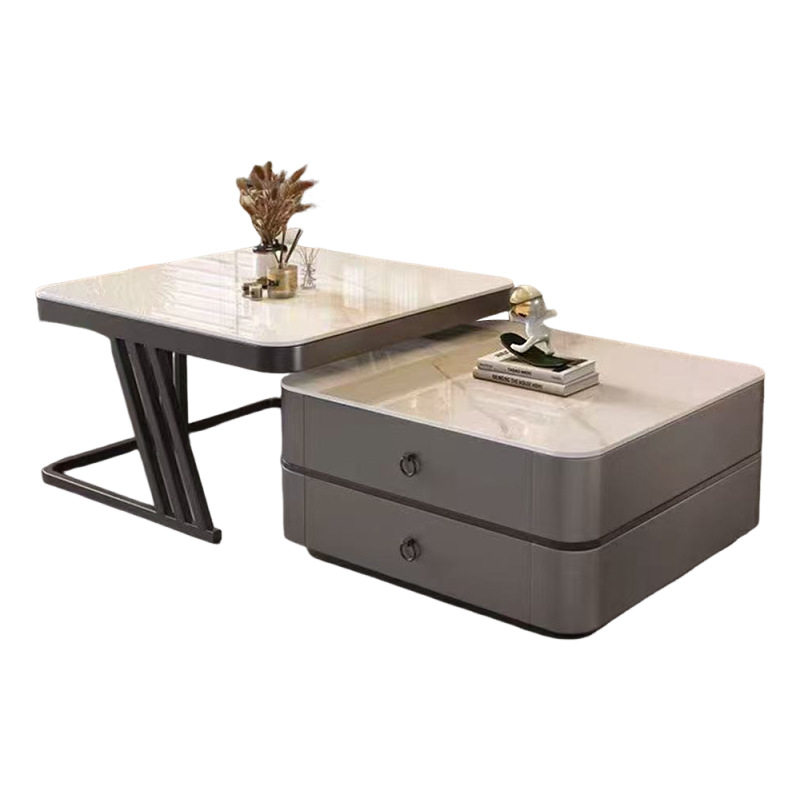Tea table, living room, simple modern small apartment, Itali