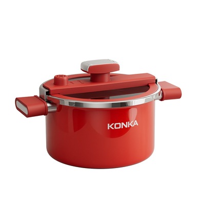 Enamel micro pressure pot, large capacity soup pot, pressure
