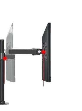 Office desktop computer stand adjustable 17/22/24/27/32 inch