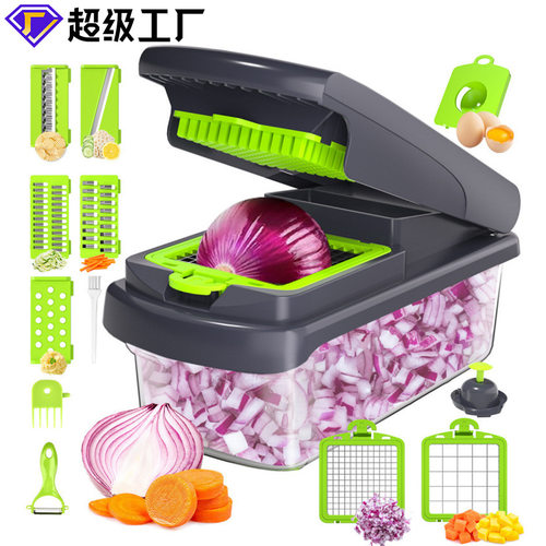 Multi functional vegetable slicer, grater, stainless steel s