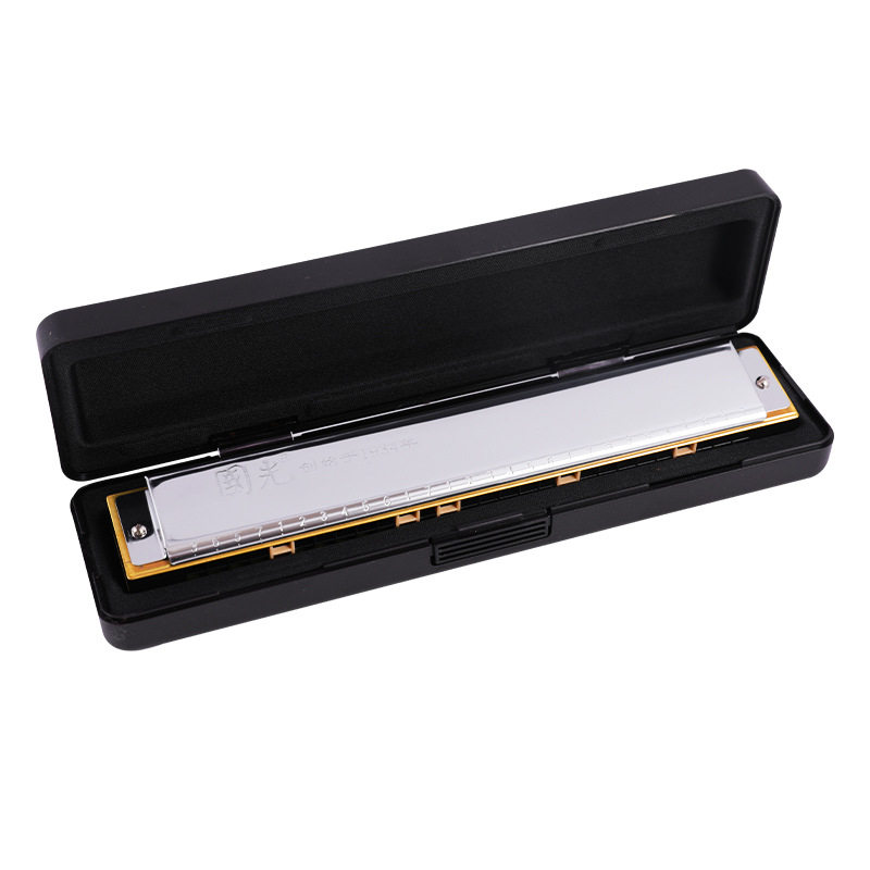 Harmonica 24 hole polyphonic C-key harmonica beginner playin