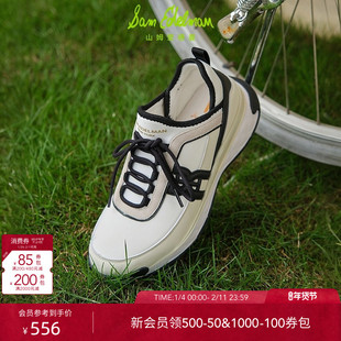 SAM EDELMAN山姆爱德曼秋拼接圆头一脚蹬舒适运动休闲女鞋MELANIE