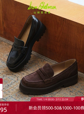 SAM EDELMAN山姆爱德曼春复古厚底便士乐福一脚蹬单鞋女鞋REMY