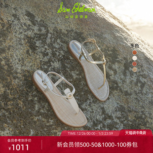 女GIGI SAM 舒适夹趾人字拖鞋 凉鞋 SIGNET EDELMAN山姆爱德曼夏季