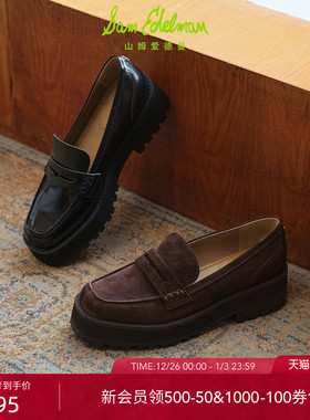SAM EDELMAN山姆爱德曼秋复古厚底便士乐福一脚蹬单鞋女鞋REMY