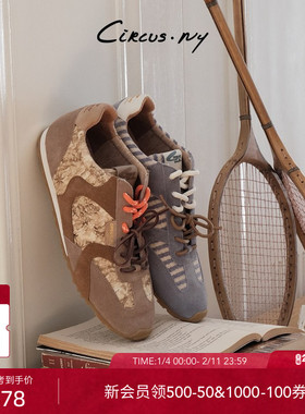 SAM EDELMAN山姆爱德曼春休闲芭蕾德训双鞋带薄底赛车鞋女CIRCUS