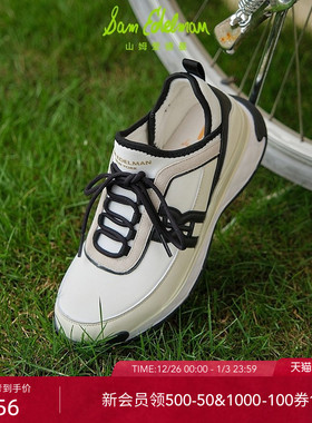 SAM EDELMAN山姆爱德曼秋拼接圆头一脚蹬舒适运动休闲女鞋MELANIE