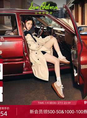 虞书欣同款SAM EDELMAN山姆爱德曼冬新厚底双E复古德训休闲鞋RHEA