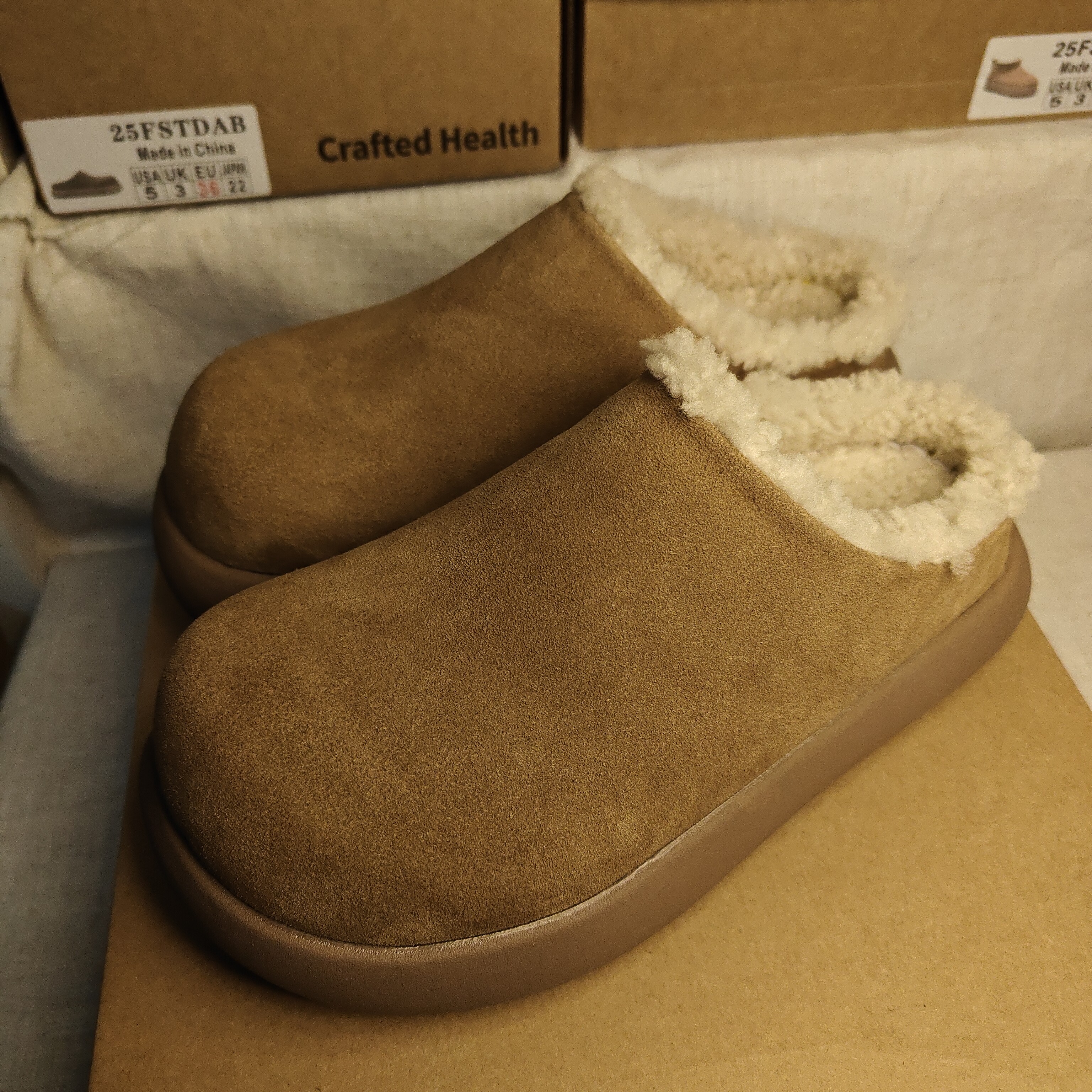 2025新款厚底土豆鞋一脚蹬勃肯鞋