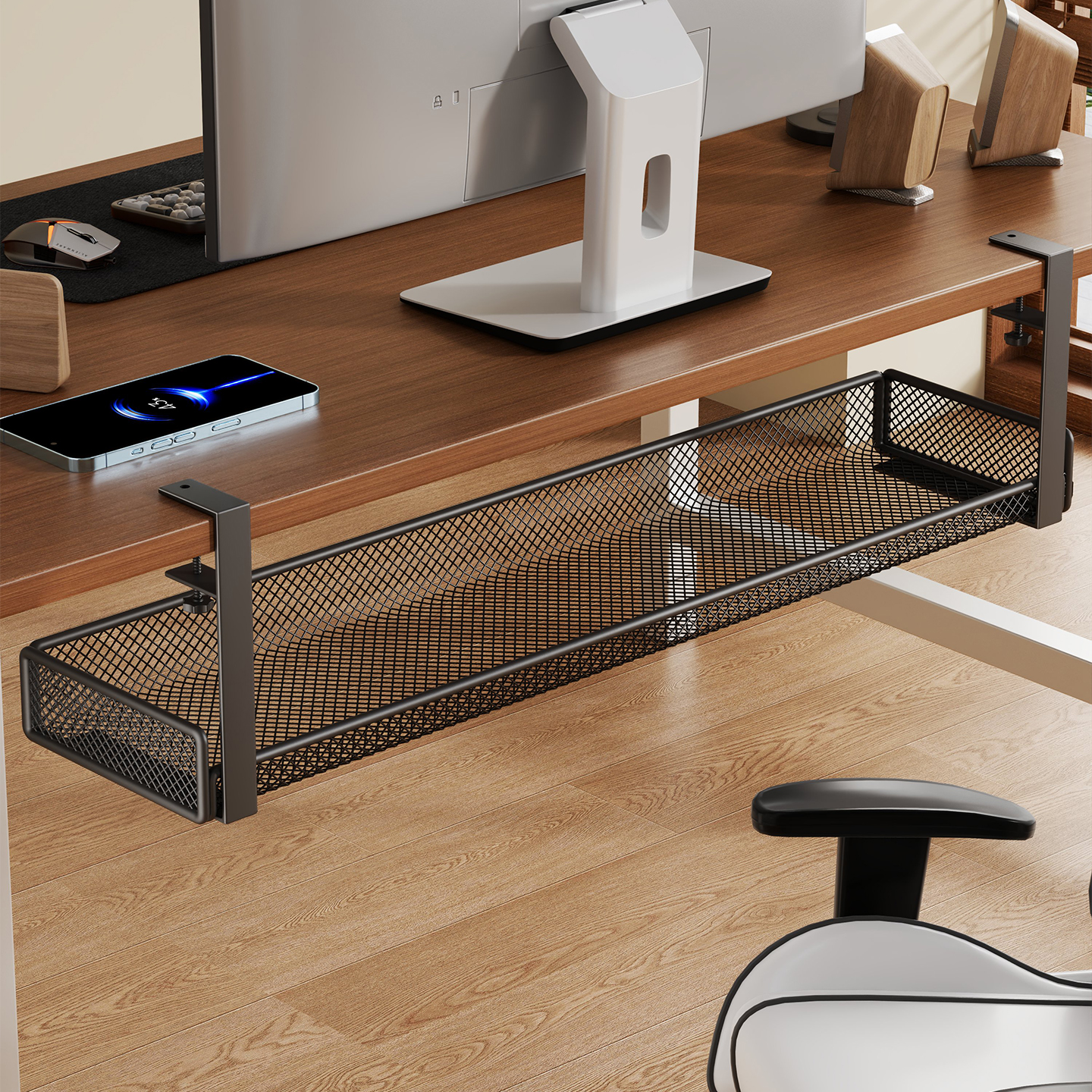 办公桌下理线器电线插