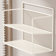 卫生间放衣服神器浴室淋浴房免打孔浴巾收纳架壁挂式多功能置物架