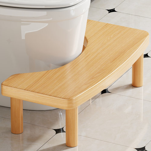 马桶脚蹬家用实木防滑踩脚凳