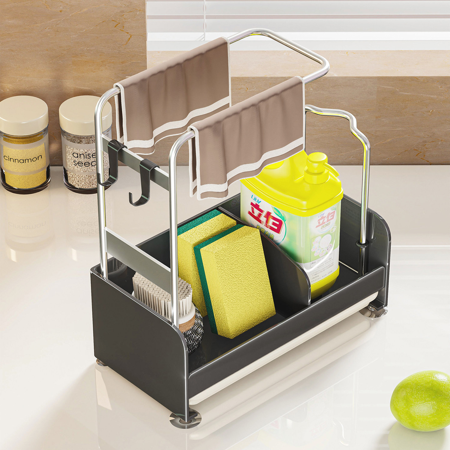 厨房置物架清洁用品收纳架